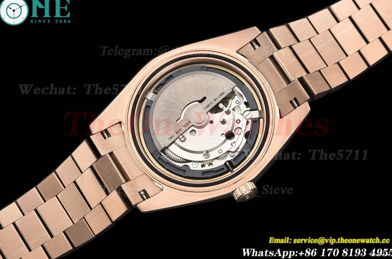 RG GDF 40mm Daydate Dial MY8215 Gold Rose RG 0205